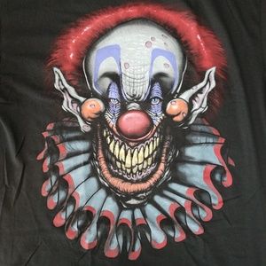 Insane Clown T-Shirt Scary Crazy Evil Horror Large